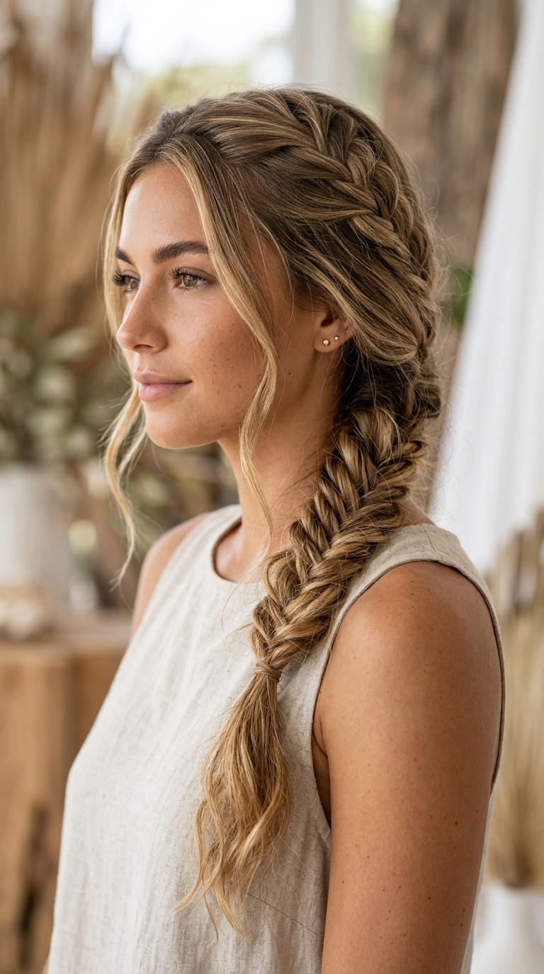 Boho Fishtail Braid