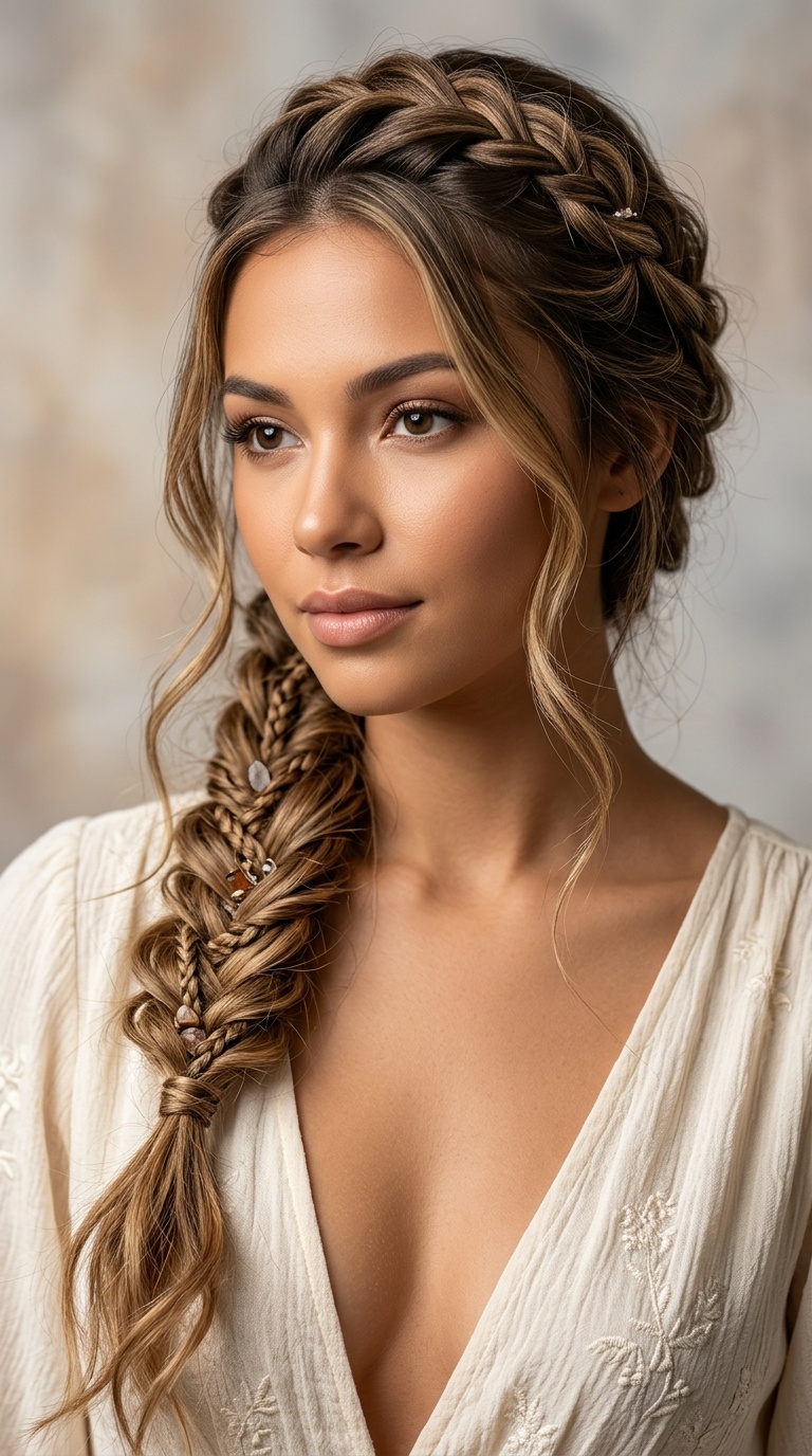 Boho Fishtail Braid