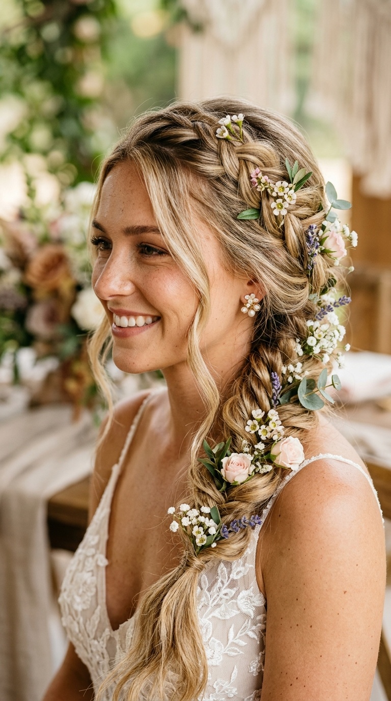 Boho Flower Braid