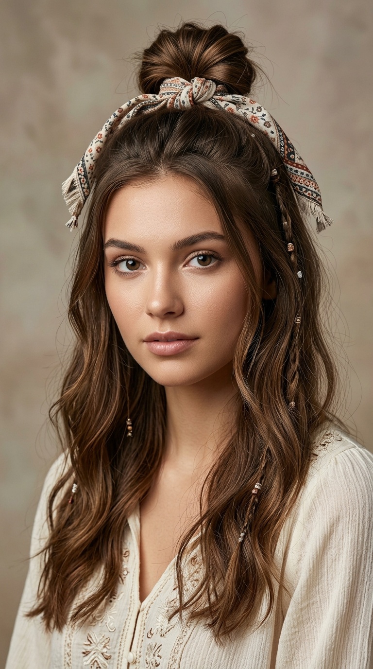 Boho Knot with Decorative Tie