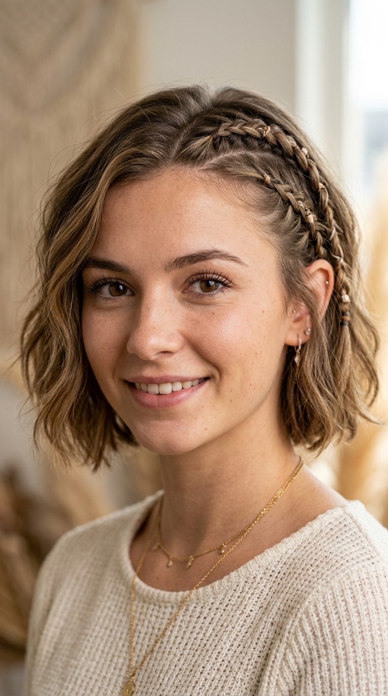Boho Mini Side Braids