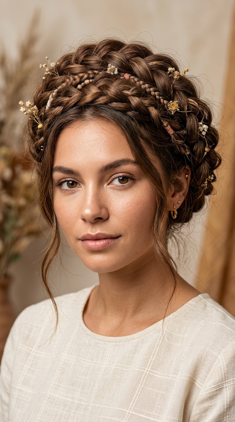Boho Multi-Braid Crown