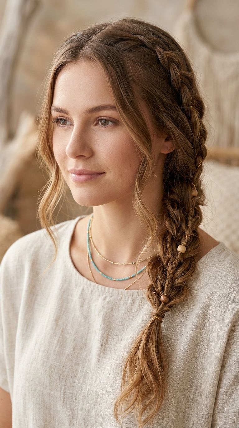 Boho Side Braid