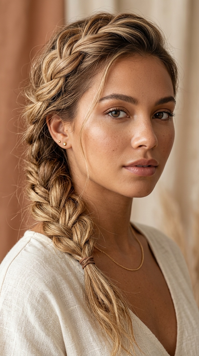 Boho Side Plait