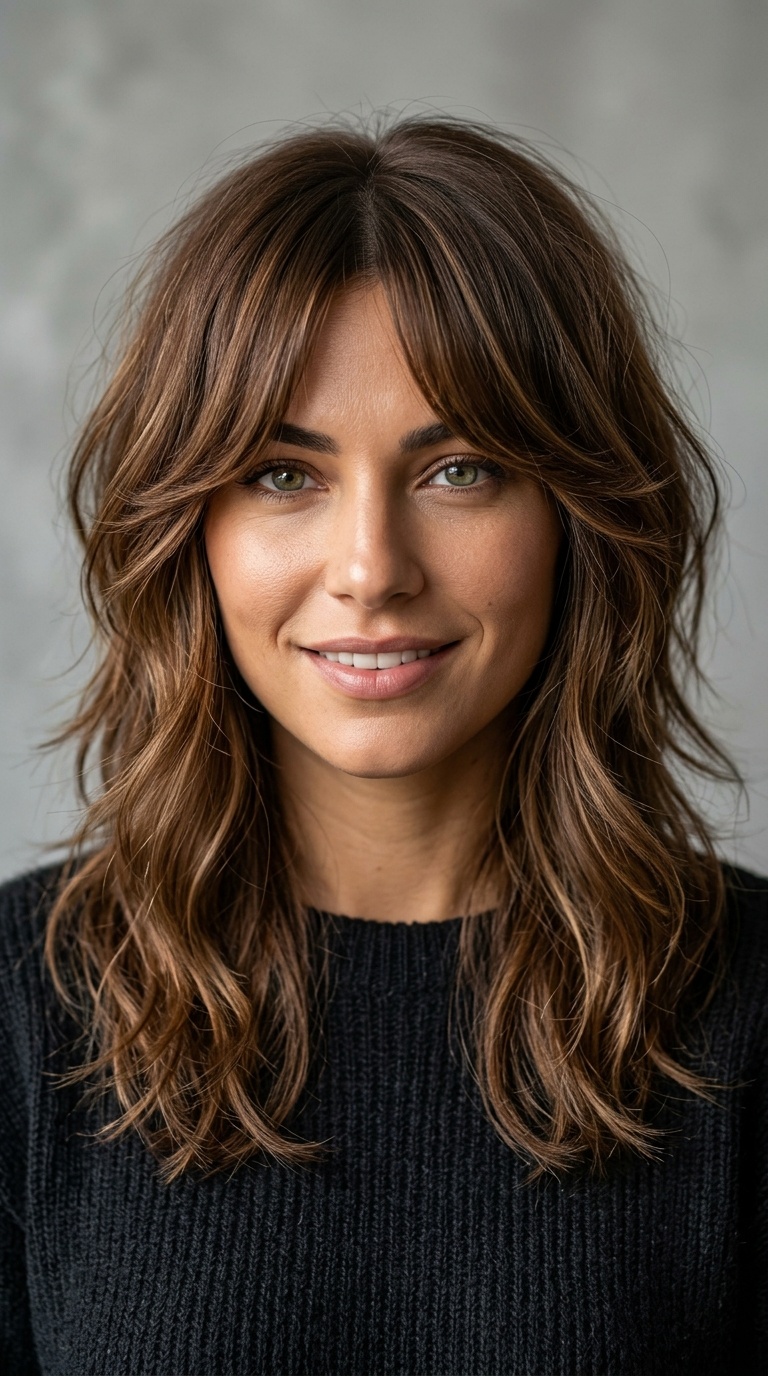 Bottleneck Bangs with Shaggy Layers