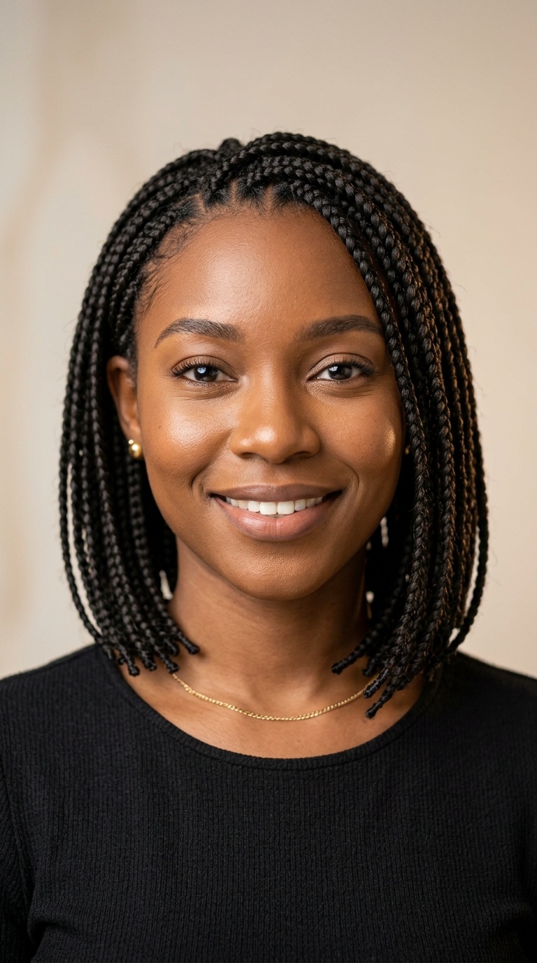Box Braids (Short/Chin-Length)