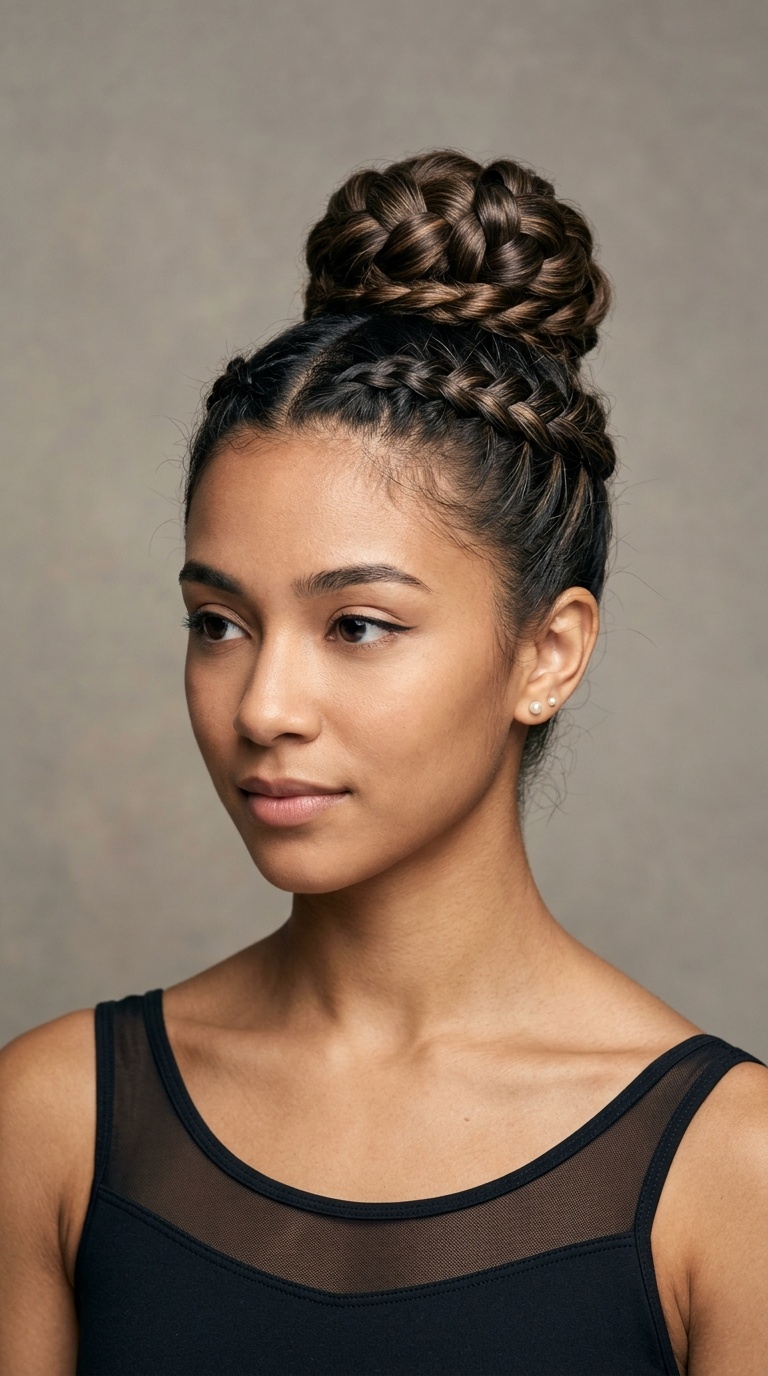Braided Ballerina Bun