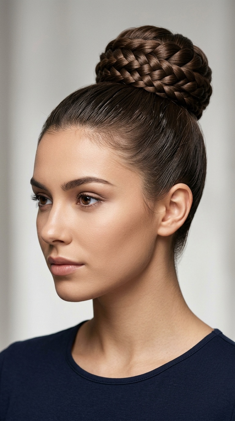 Braided Ballerina Bun