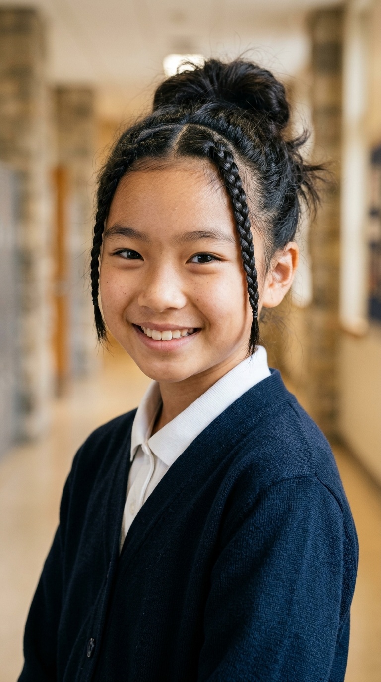 Braided Bangs
