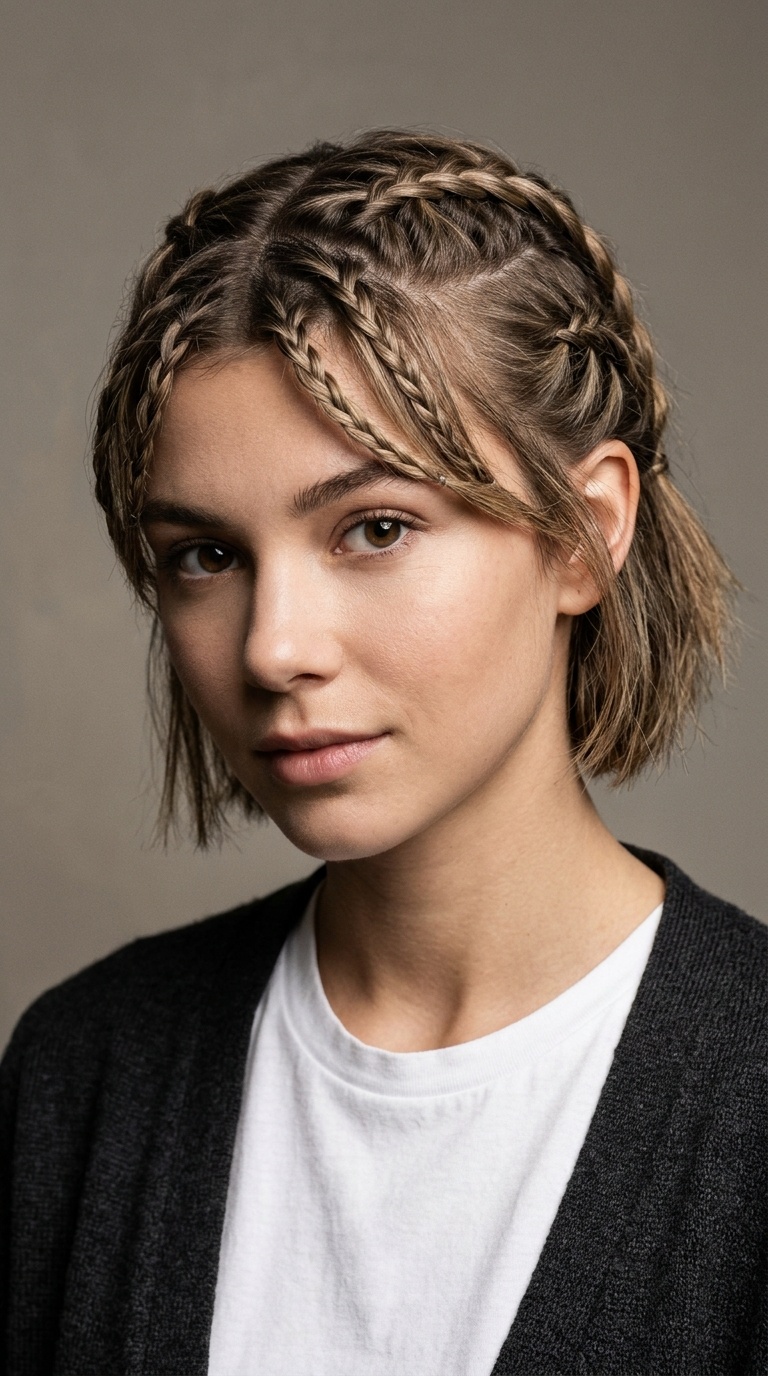 Braided Bangs