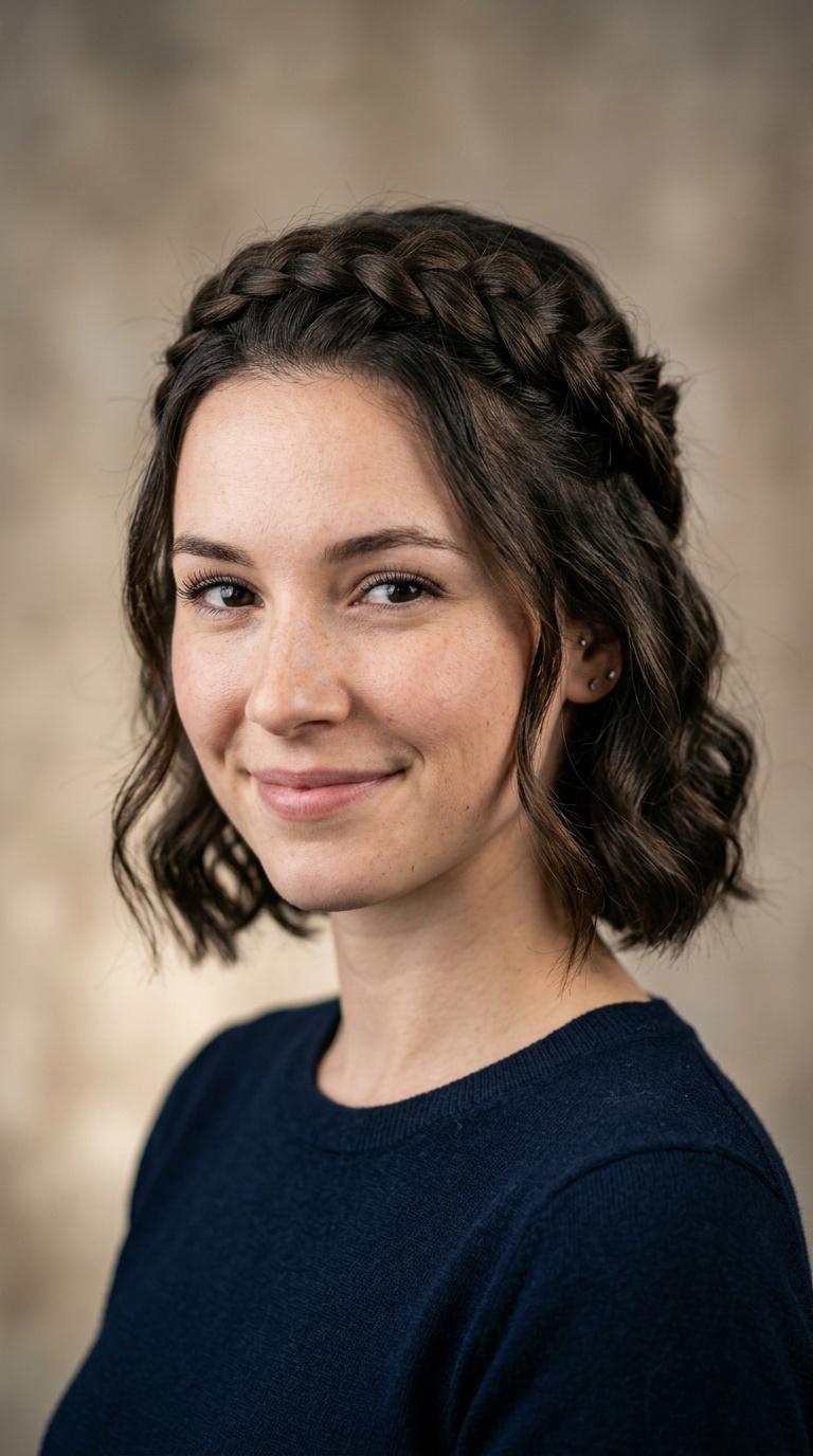 Braided Crown (Half-Up)