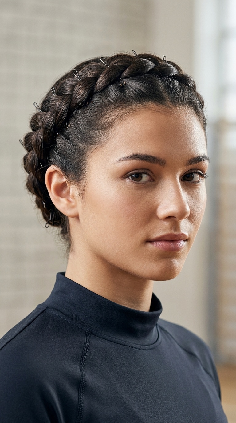 Braided Crown with Pins