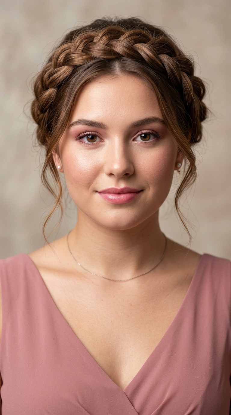 Braided Crown with Volume