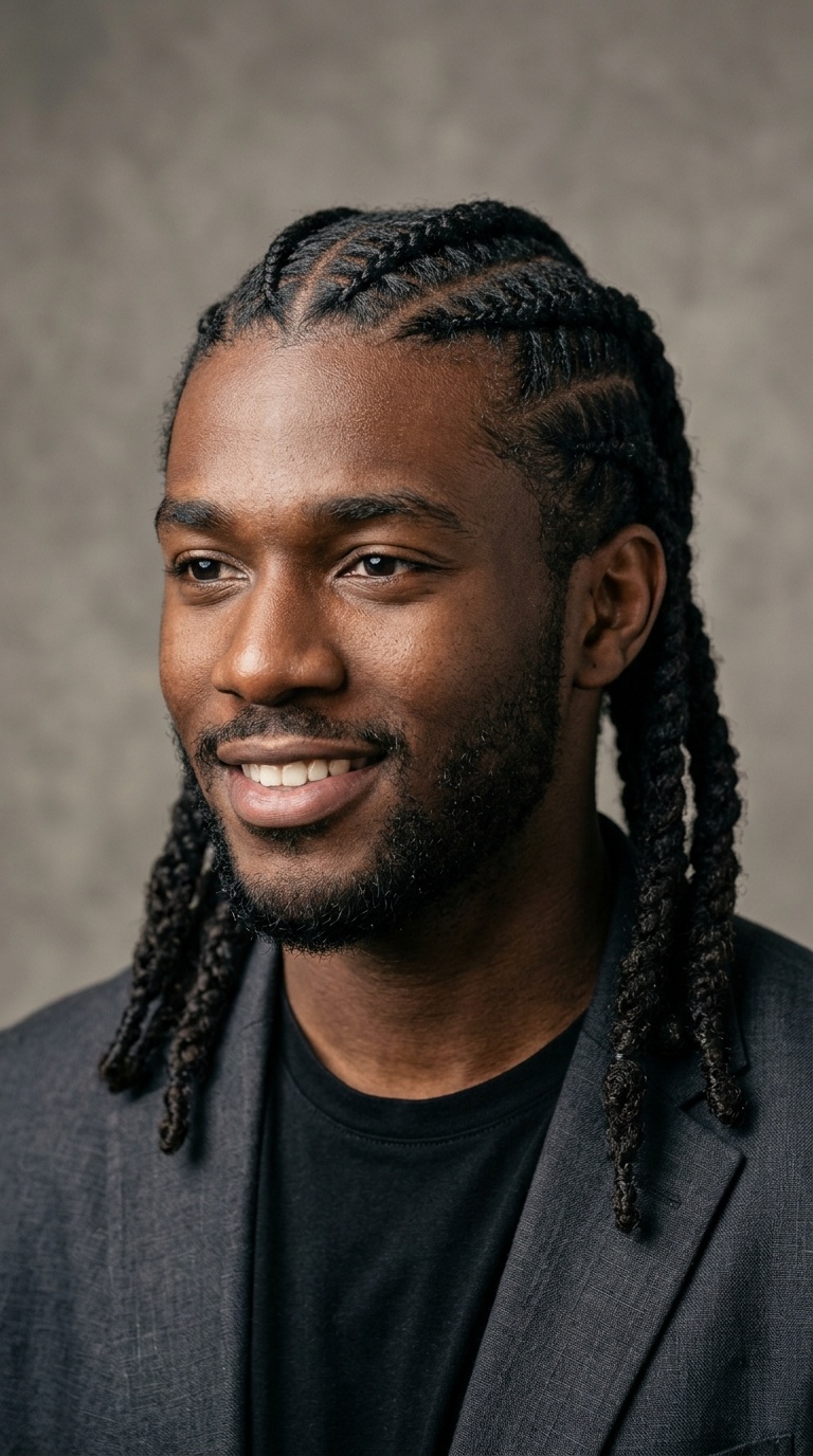 Braided Dreads (Cornrow Style)