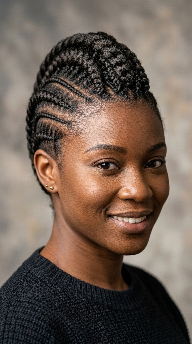Braided Faux Hawk