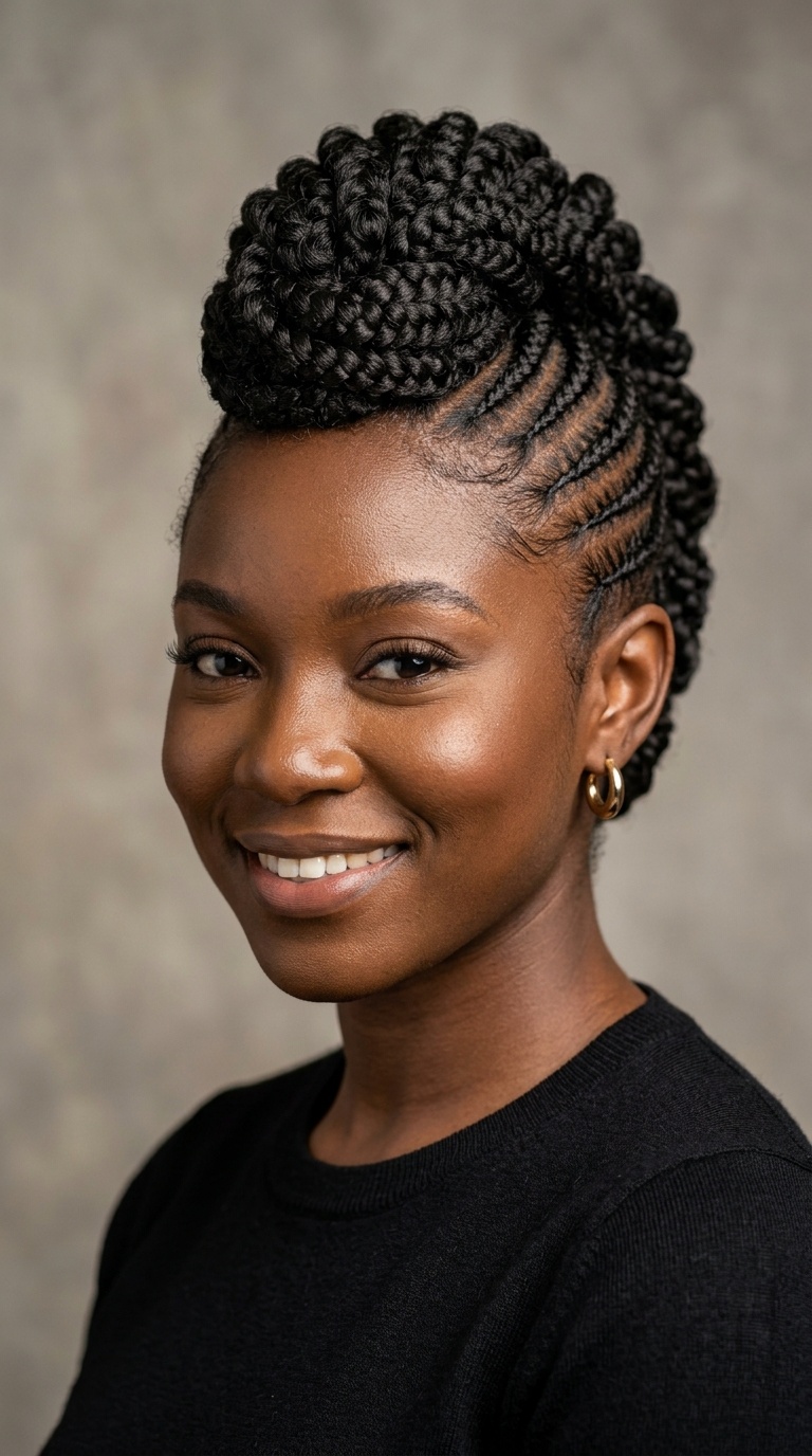Braided Faux Hawk