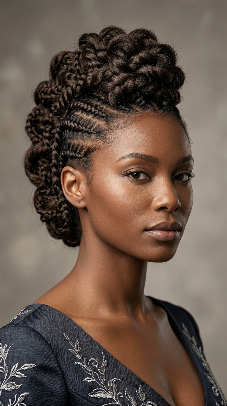 Braided Faux Hawk