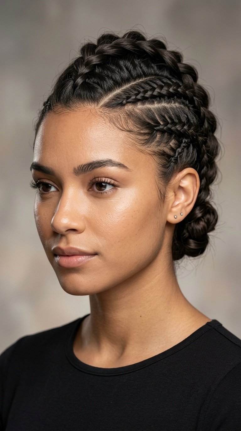 Braided Faux Hawk