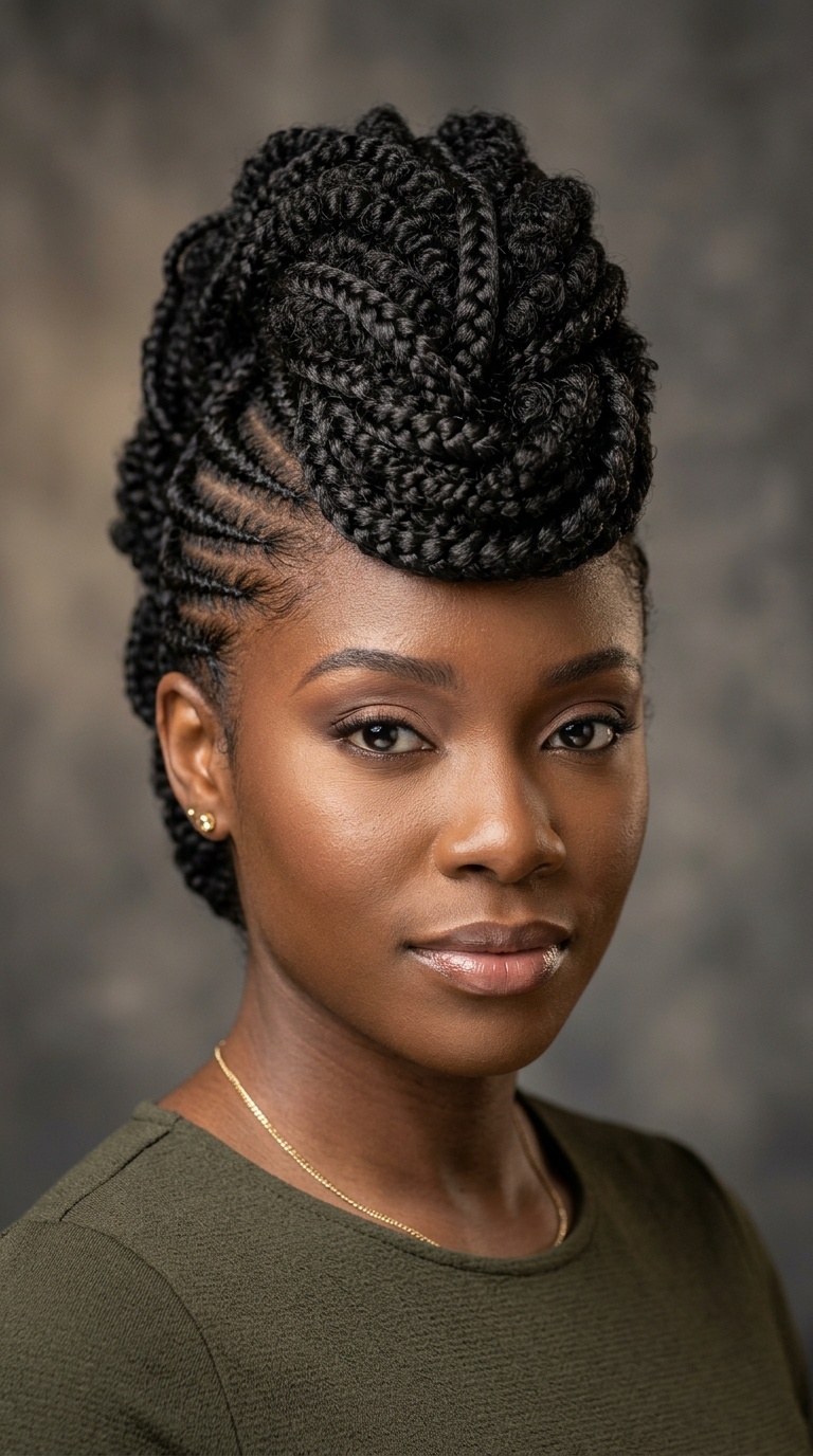 Braided Faux Hawk