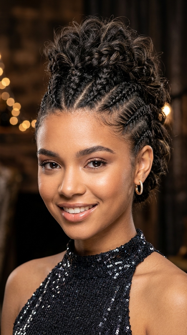 Braided Faux Hawk