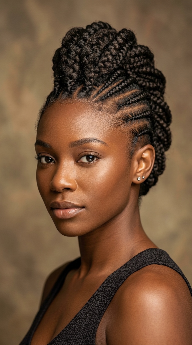 Braided Faux Hawk