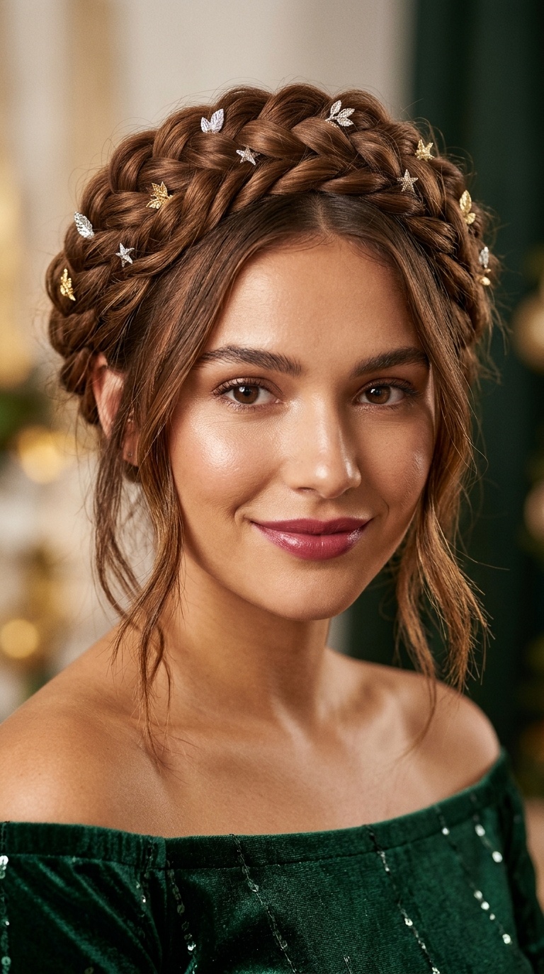 Braided Festive Crown