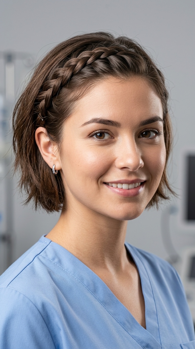Braided Front Fringe