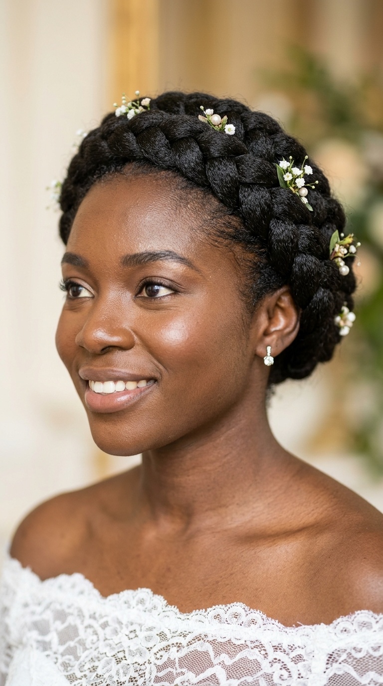 Braided Halo Crown