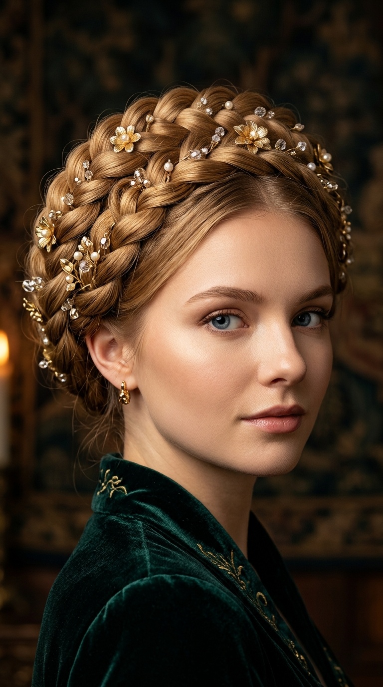 Braided Halo Crown