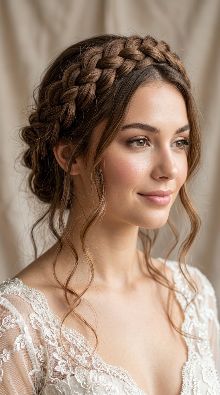 Braided Halo with Loose Ends