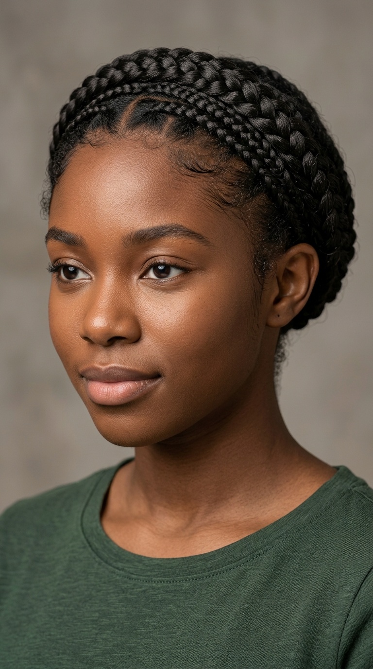 Braided Headband Look