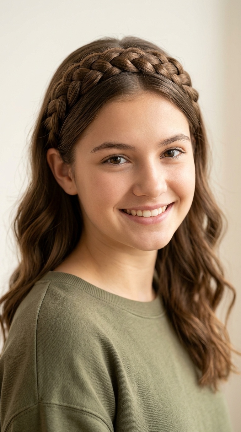 Braided Headband Look
