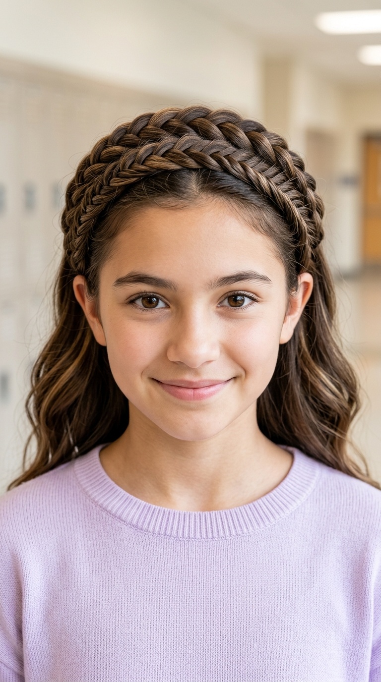 Braided Headband Look