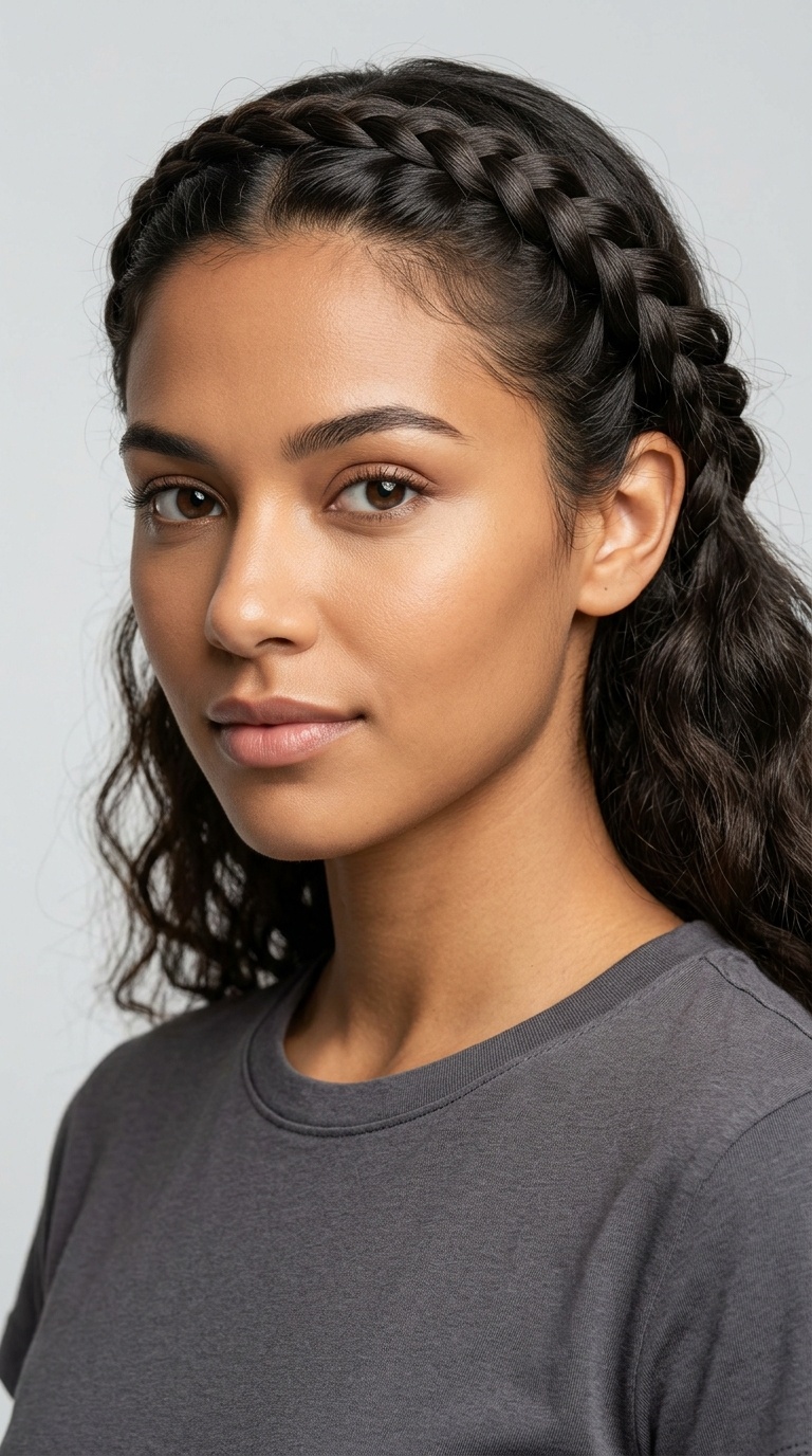 Braided Headband Look
