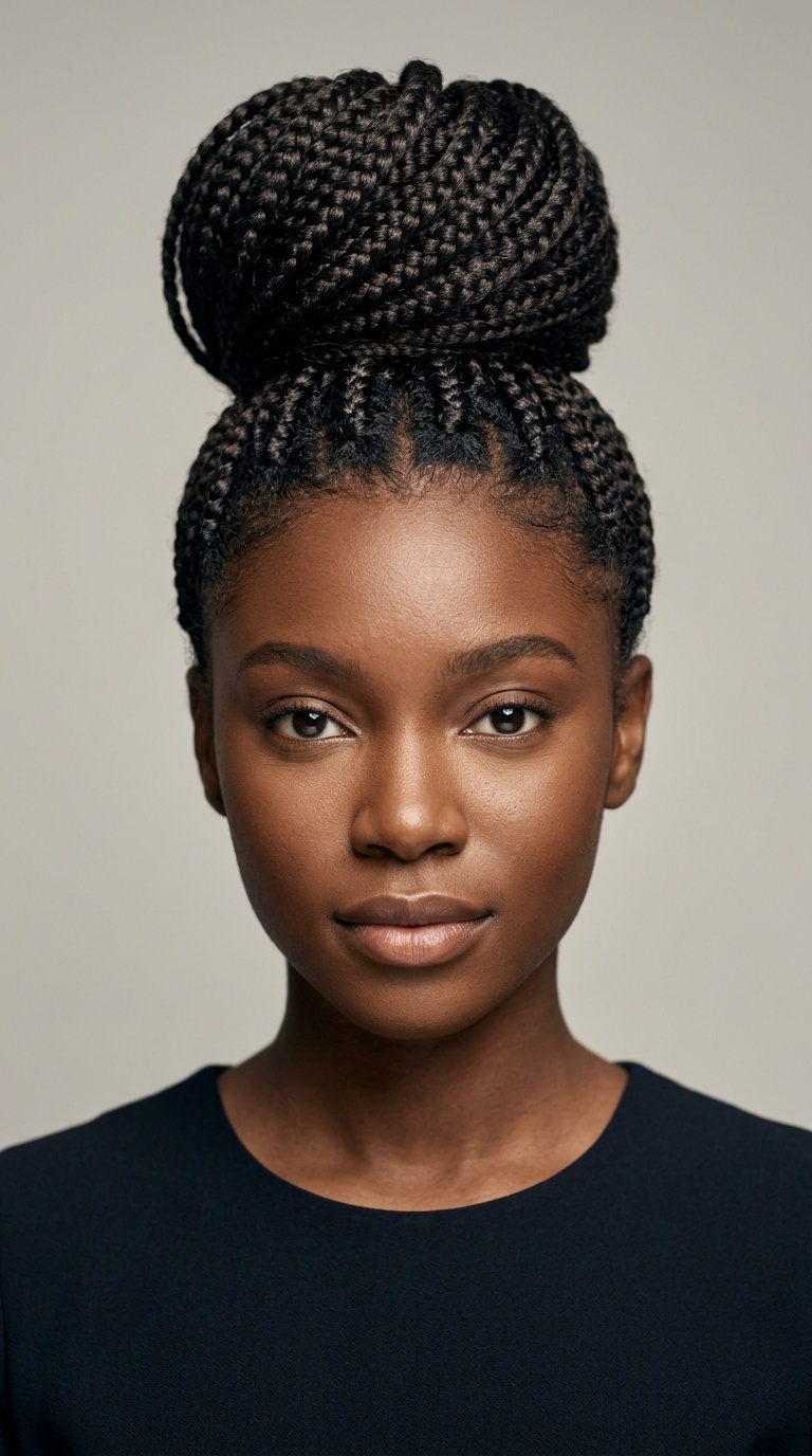 Braided High Top Knot