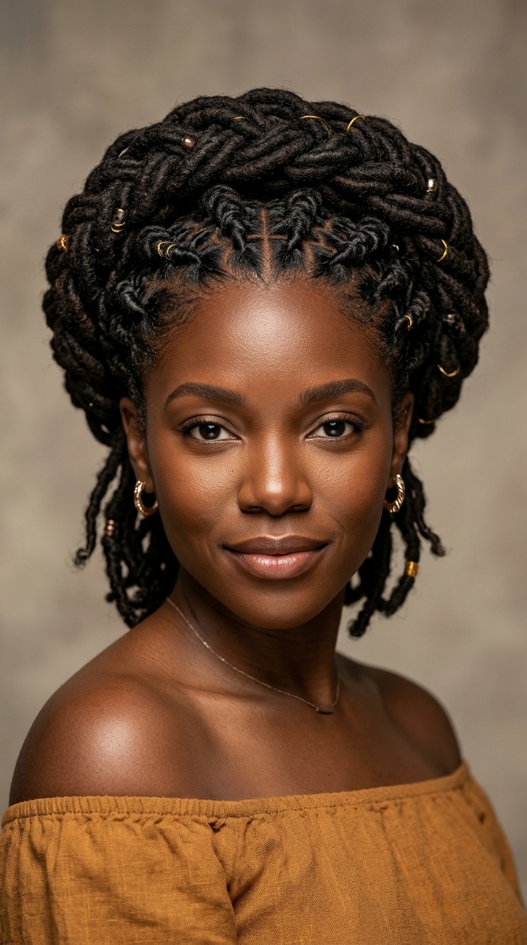 Braided Loc Crown