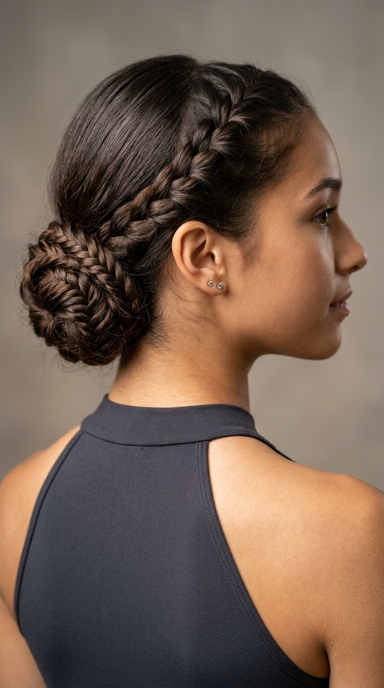 Braided Low Bun