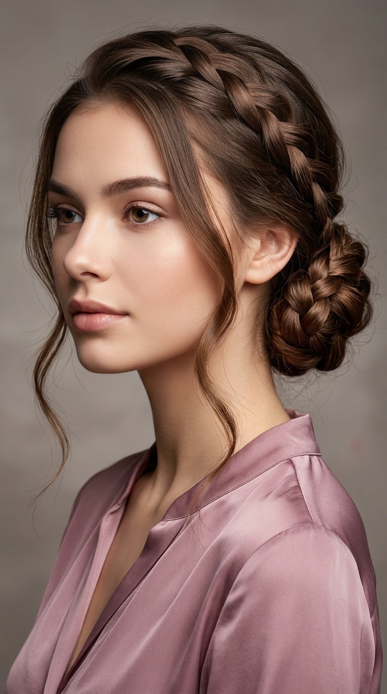 Braided Low Bun