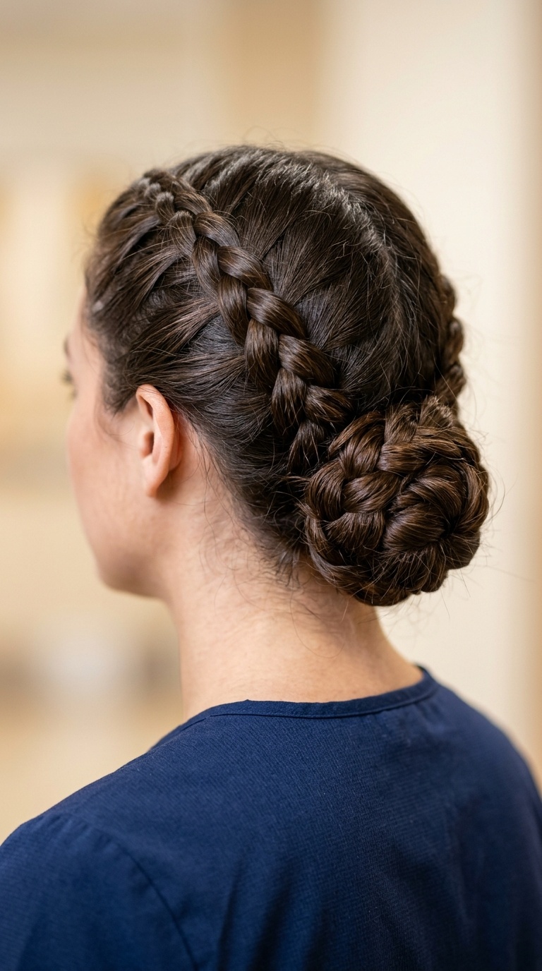 Braided Low Bun