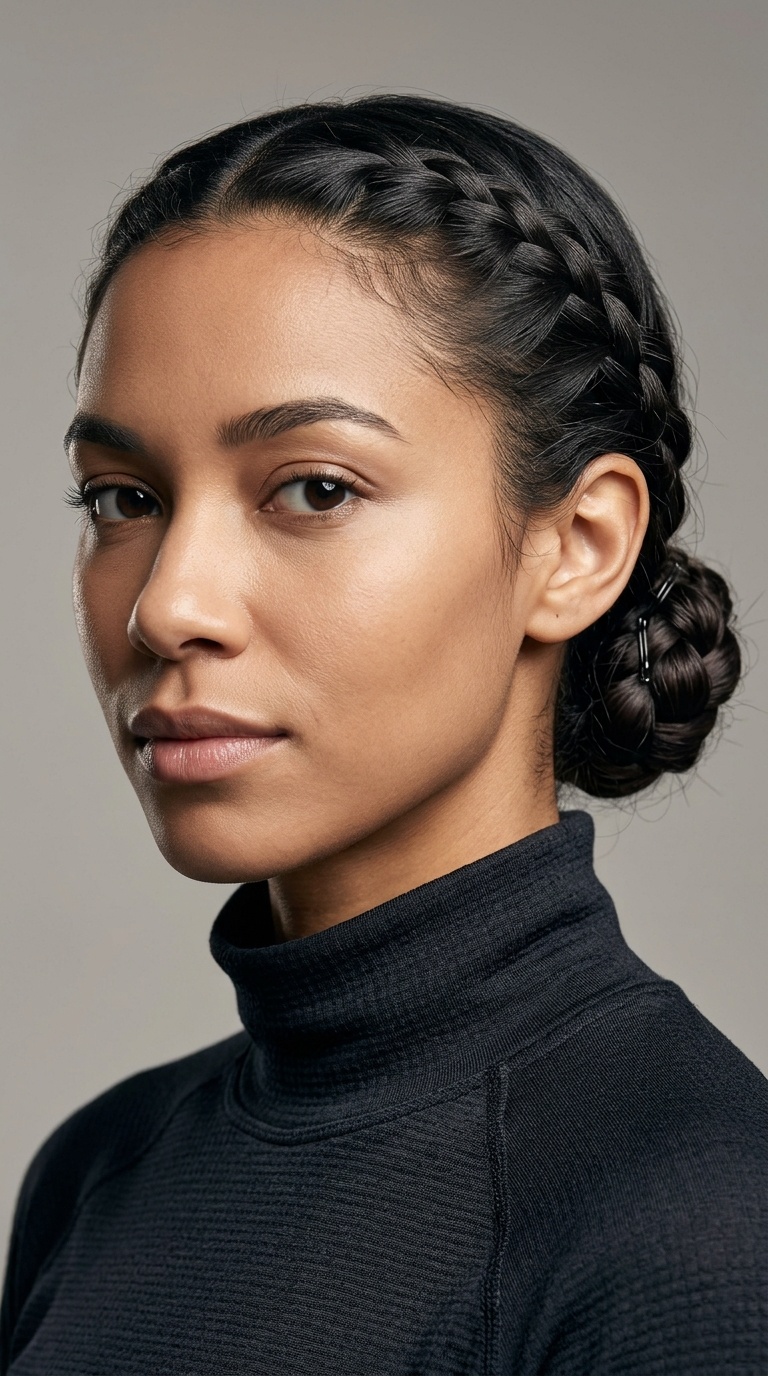 Braided Low Bun