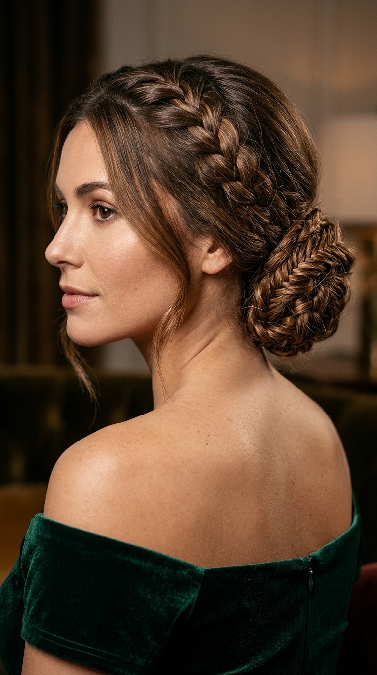 Braided Low Bun