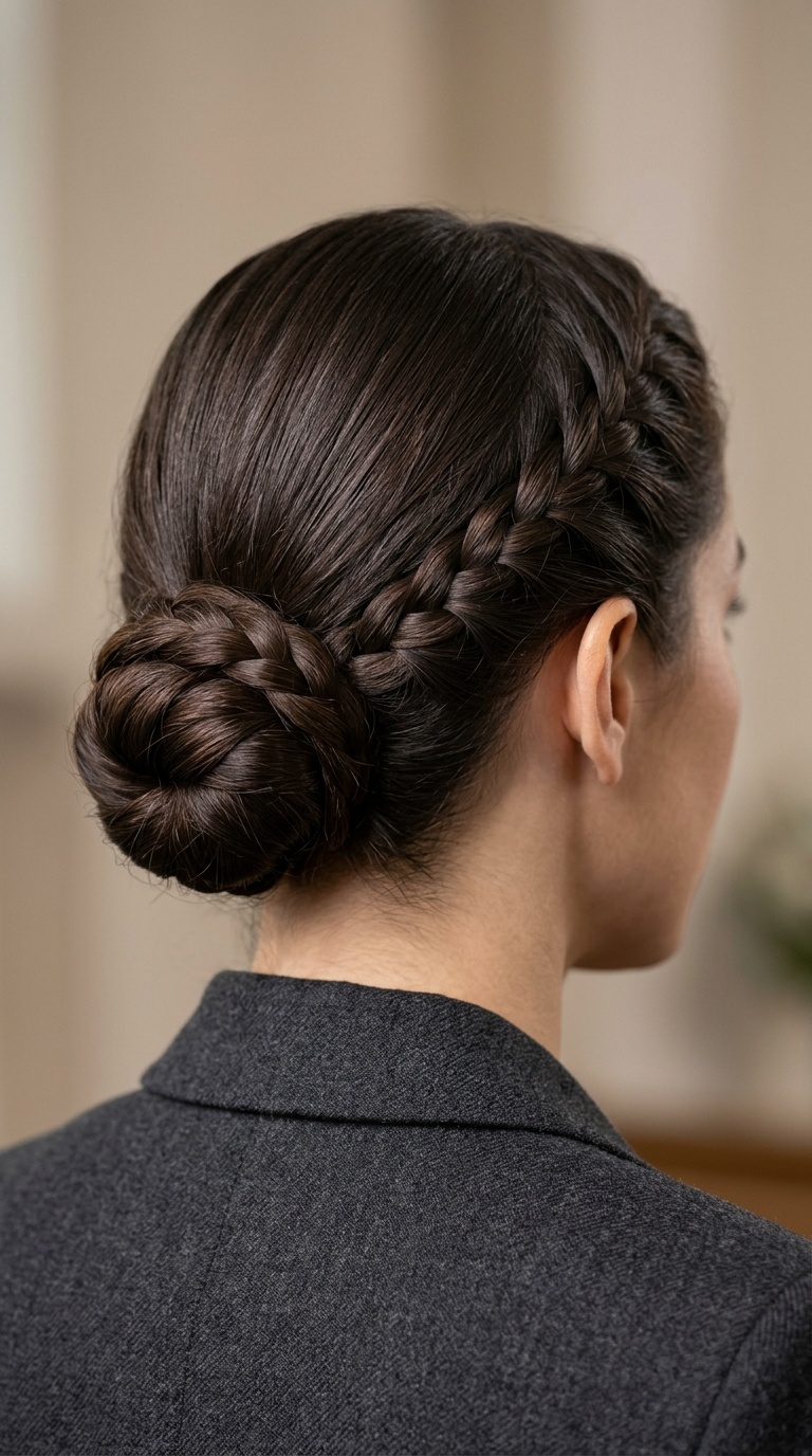 Braided Low Bun Wrap