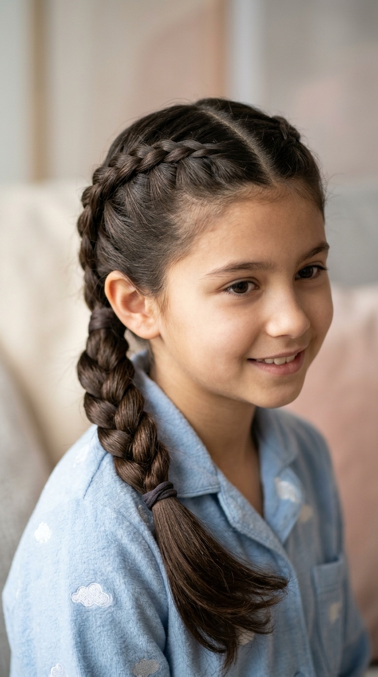 Braided Low Pony