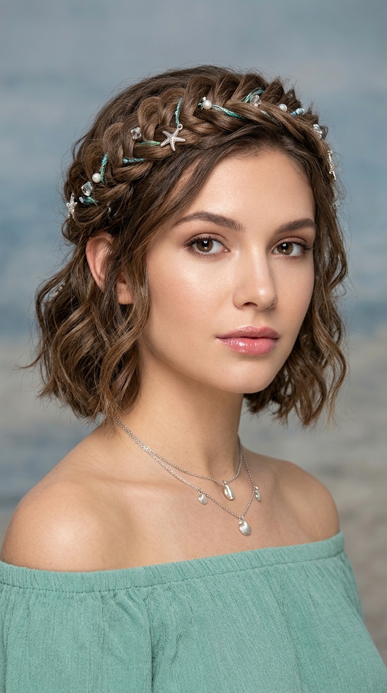 Braided Mermaid Crown