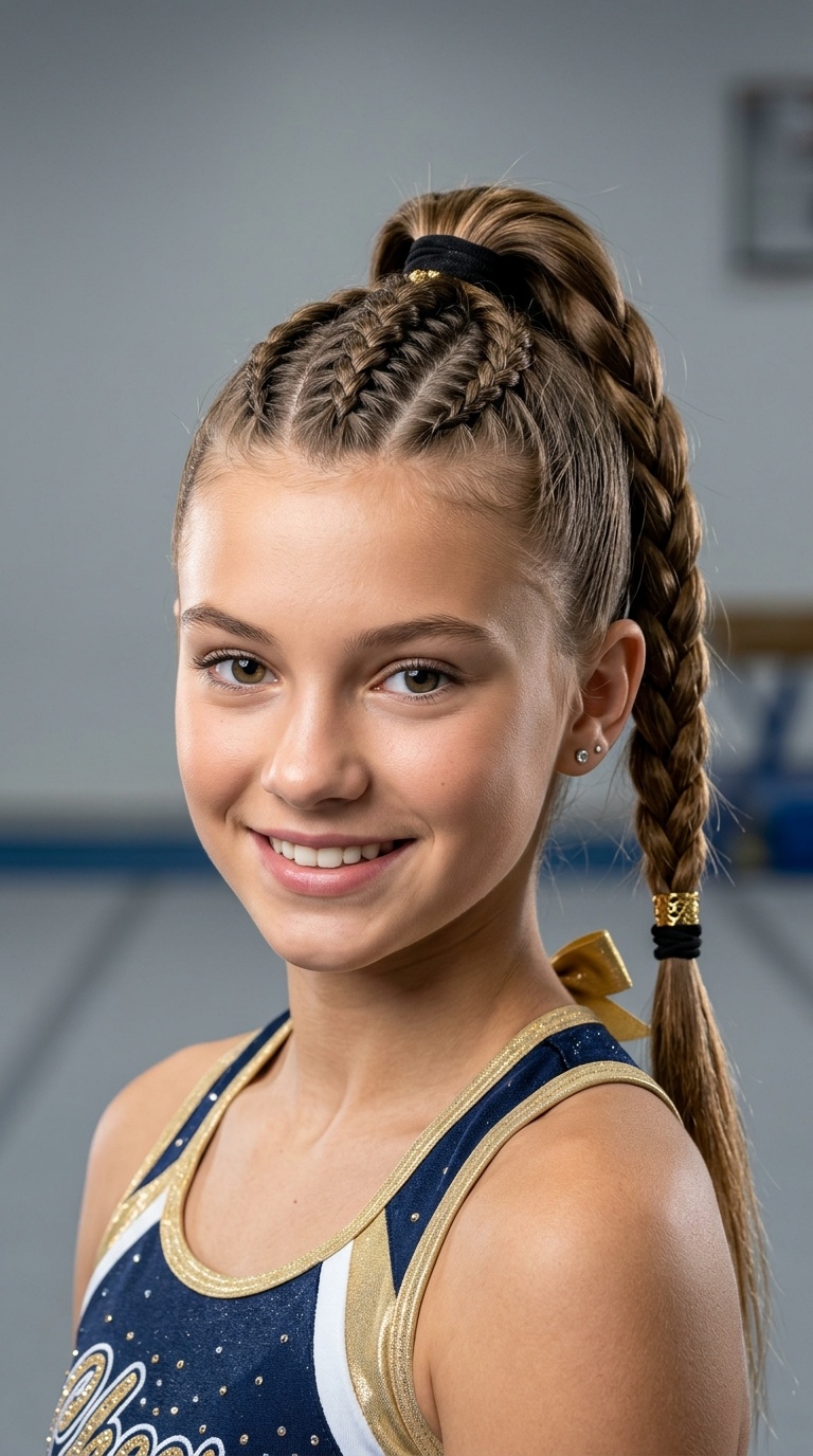 Braided Mohawk Pony