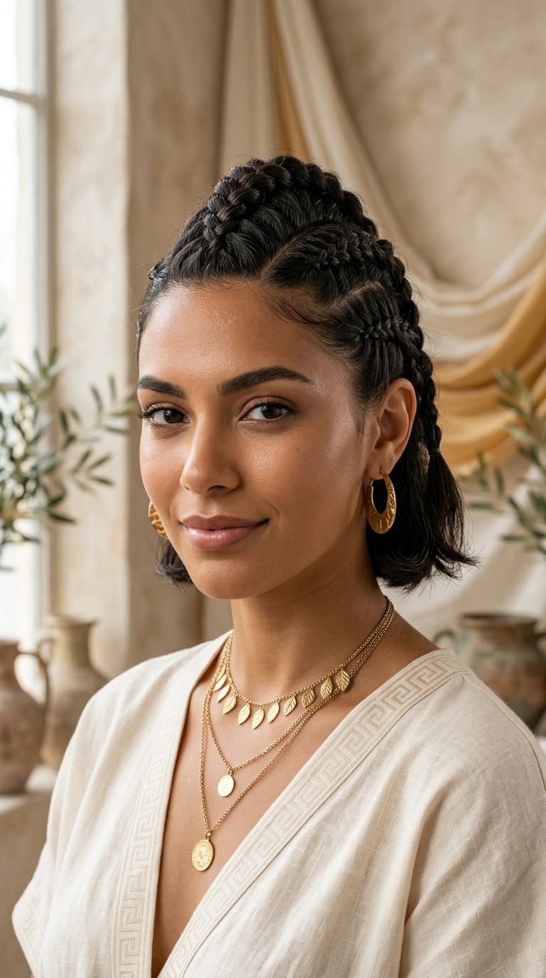 Braided Mohawks for Short Bobs
