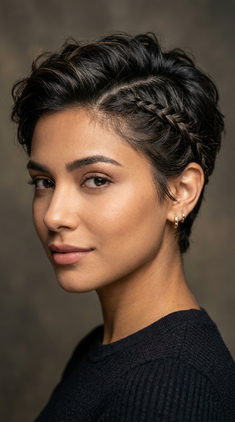 Braided Pixie Accent