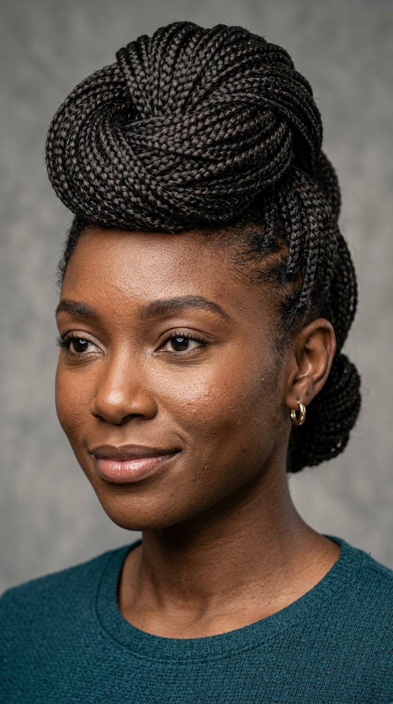 Braided Pompadour