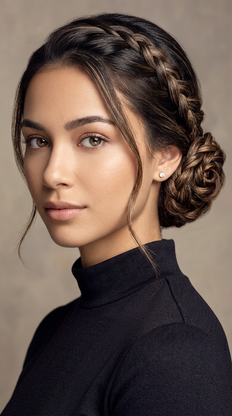 Braided Rose Bun