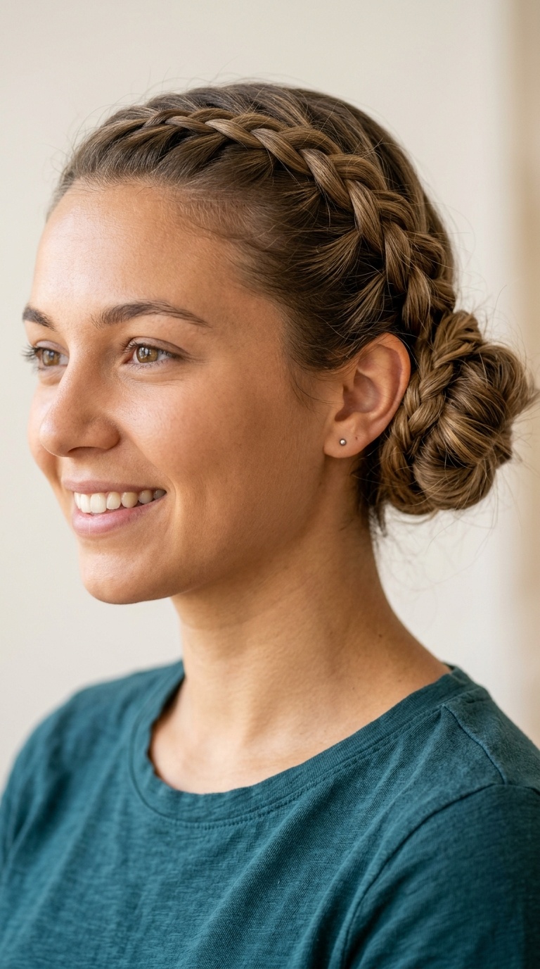 Braided Side Bun